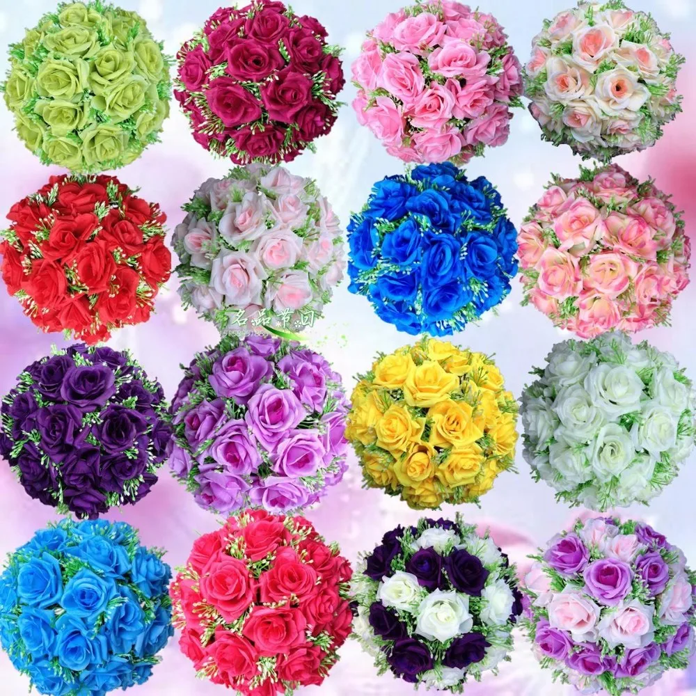 Free shipping 30cm*12 pcs Rose kissing ball artificial silk flower wedding decoration Miti color for choice
Free shipping 30cm*12 pcs Rose kissing ball artificial silk flower wedding decoration Miti color for choice
