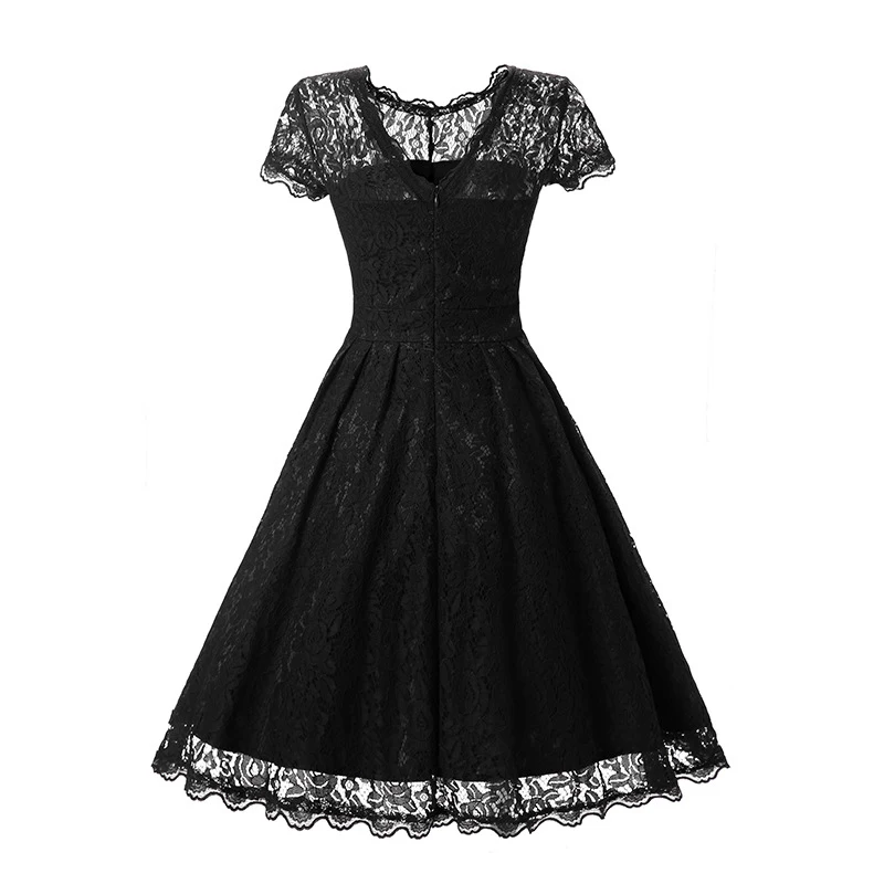 Autumn Spring Women Dress 2020 Casual Vintage Slim Hollow Out Lace Ball Gown Dresses Female Elegant Solid O Neck Party Dress
Autumn Spring Women Dress 2020 Casual Vintage Slim Hollow Out Lace Ball Gown Dresses Female Elegant Solid O Neck Party Dress