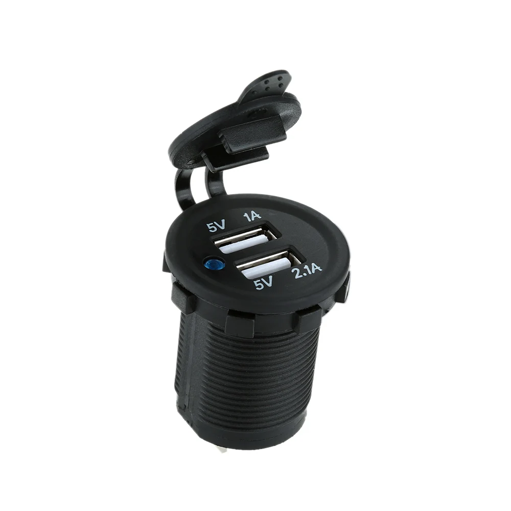 Зарядное устройство для мотоцикла с двумя USB портами 5 В 2016 А|usb motorbike charger|motorcycle usb