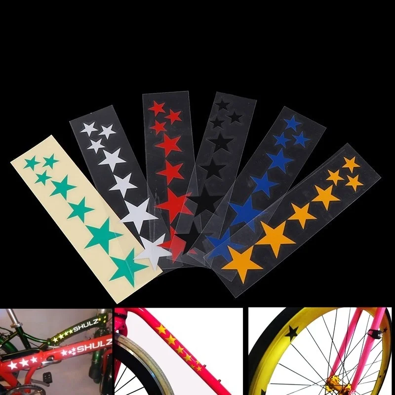 3 Pcs Mountain Bike Reflective Stickers Frame Wheel Sticker Bicycle Accessories 
3 Pcs Mountain Bike Reflective Stickers Frame Wheel Sticker Bicycle Accessories