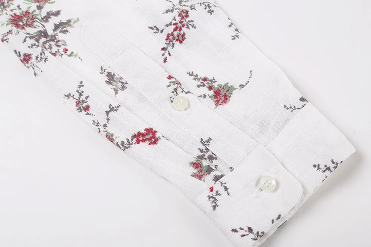 Brand high quality Print flower Linen Men's Shirts Long Sleeve Male Casual Business Shirts Flax dress shirt for man
Brand high quality Print flower Linen Men's Shirts Long Sleeve Male Casual Business Shirts Flax dress shirt for man