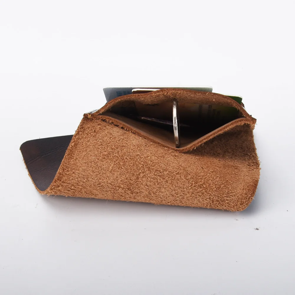 Handmade Card Holder Genuine Leather Retro Minimalist Leather Wallet for Cards Cow Leather Designer Clip Money Wallet
Handmade Card Holder Genuine Leather Retro Minimalist Leather Wallet for Cards Cow Leather Designer Clip Money Wallet