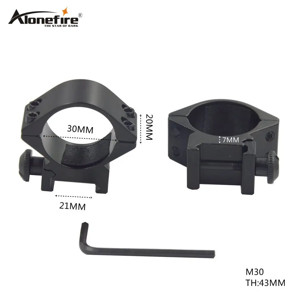 Alonefire M30 30 мм аксессуары для охоты 21 Мерцающая направляющая|flashlight scope|mount gunscope mounts &