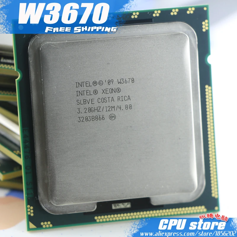 Процессор Intel Xeon W3670/3 2 ГГц/LGA1366/12 Мб кэш памяти L3/шестиядерный/серверный процессор