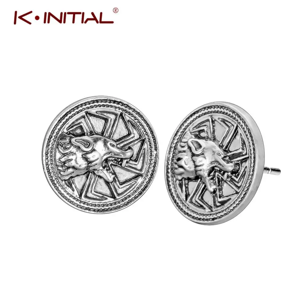 Kinitial Vintage Geometric Round Sun Wheel Amulet Stud Earrings for Women Girl Simple Animal Wolf Earring Viking Jewelry Gift
Kinitial Vintage Geometric Round Sun Wheel Amulet Stud Earrings for Women Girl Simple Animal Wolf Earring Viking Jewelry Gift