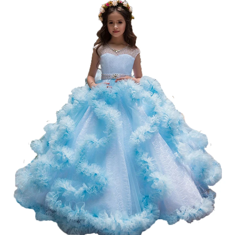 Gorgeous Little Girls Pageant Dresses Blue Fluffy First Communion Dress White Kids Evening Ball Gowns Tulle Flower Girl Dress
Gorgeous Little Girls Pageant Dresses Blue Fluffy First Communion Dress White Kids Evening Ball Gowns Tulle Flower Girl Dress