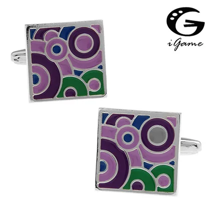iGame Factory Supply Lady Cuff Links Fashion Purple Paint Design Quality Brass Material Free Shipping
iGame Factory Supply Lady Cuff Links Fashion Purple Paint Design Quality Brass Material Free Shipping