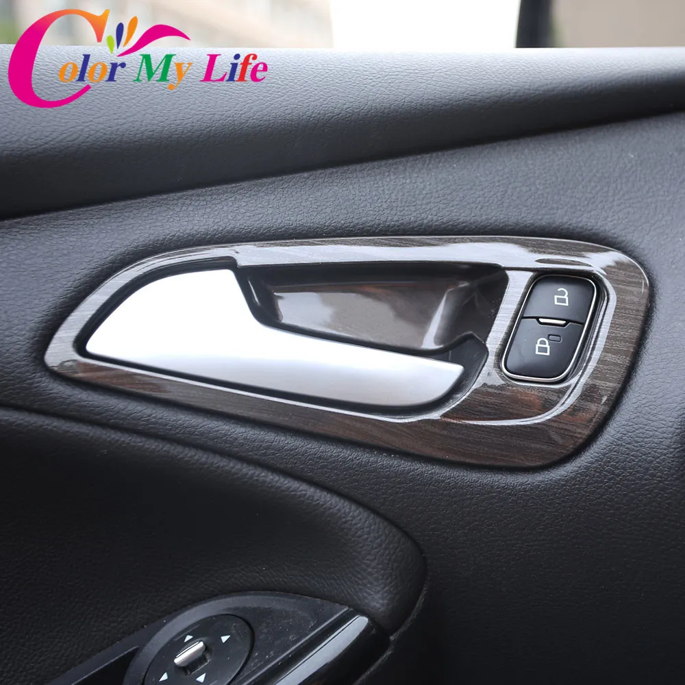 Color My Life Car Inner Door Handle Cover Door Bowl Protective Trim Sticker for Ford New Focus 3 4 2015 - 2018 LHD Accessories
Color My Life Car Inner Door Handle Cover Door Bowl Protective Trim Sticker for Ford New Focus 3 4 2015 - 2018 LHD Accessories
