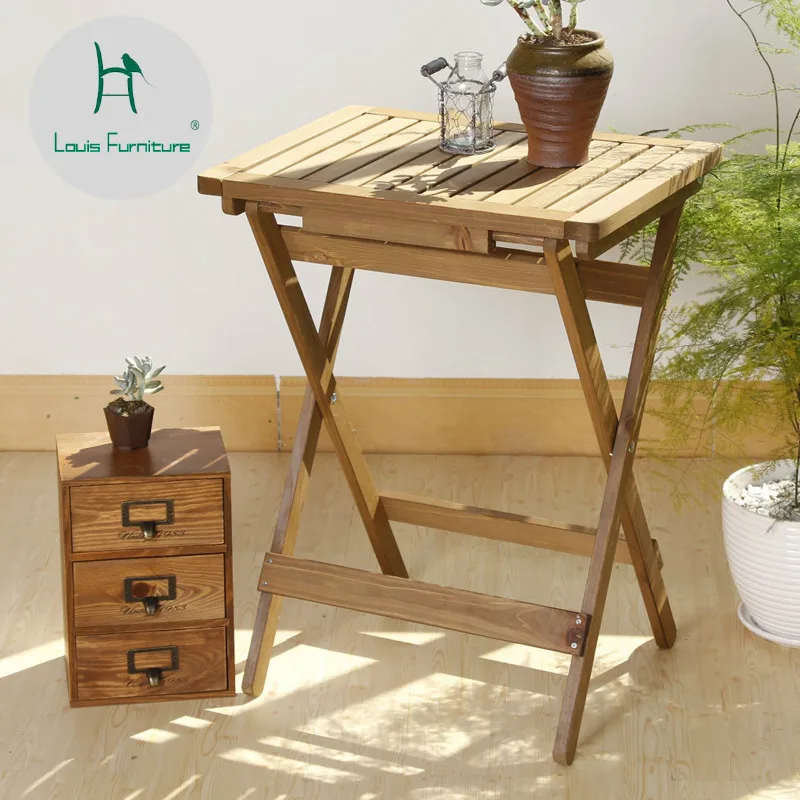 Louis Fashion Outdoor Tables Household Solid Wood Balcony Afternoon Tea, Small Apartment Simple Artistic Wooden Folding
Louis Fashion Outdoor Tables Household Solid Wood Balcony Afternoon Tea, Small Apartment Simple Artistic Wooden Folding