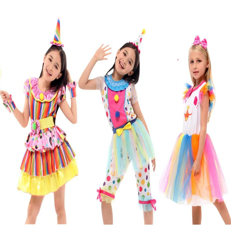 Kids Boy Girl Clown Costume Children Circus Clown Cosplay Costumes Masquerade Party Dress Decoration New Year Halloween
Kids Boy Girl Clown Costume Children Circus Clown Cosplay Costumes Masquerade Party Dress Decoration New Year Halloween