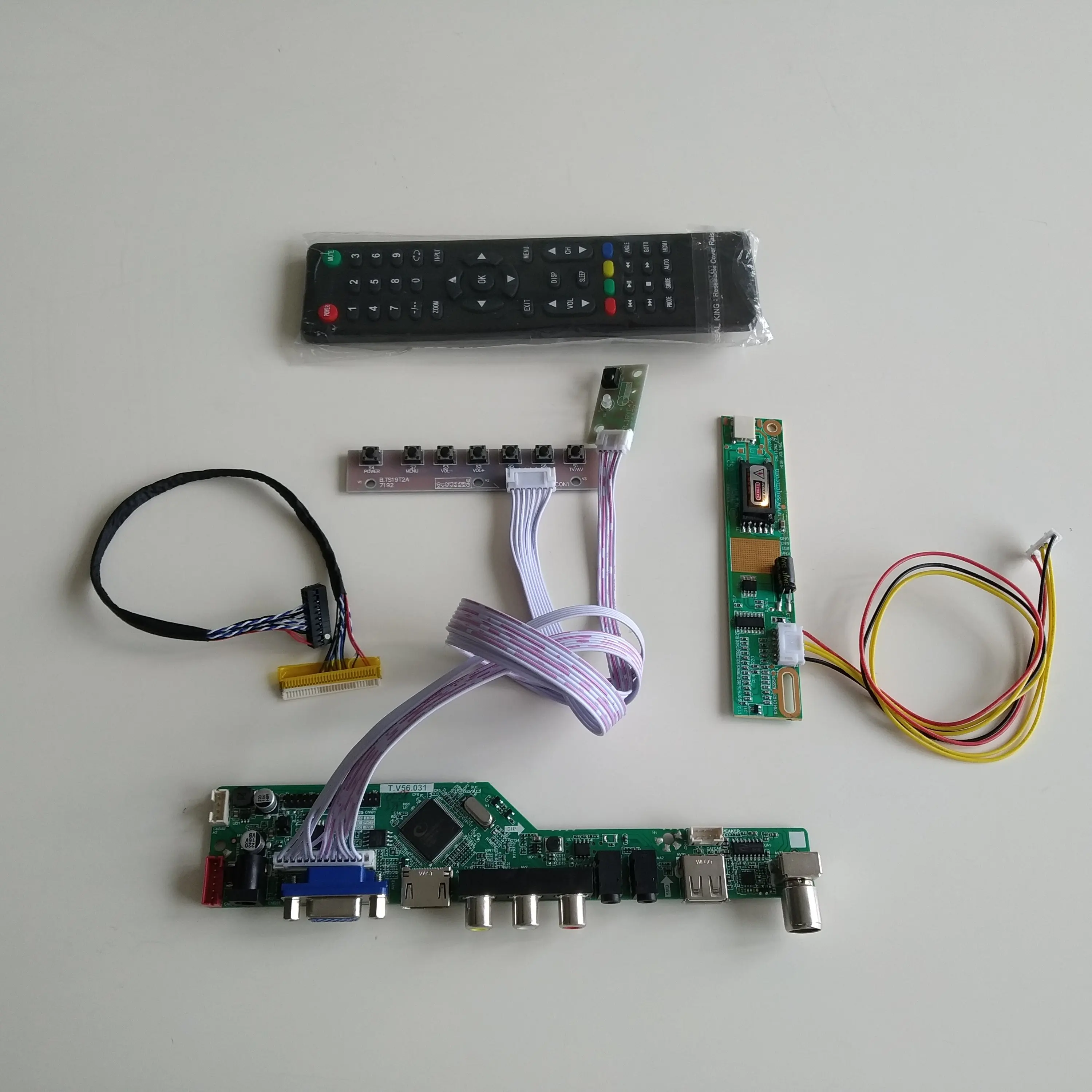 LCD LED AUDIO TV USB VGA AV 1 CCFL lamps Controller driver Board For 17.0" M170ETN01.1 1280X1024 kit diy
LCD LED AUDIO TV USB VGA AV 1 CCFL lamps Controller driver Board For 17.0" M170ETN01.1 1280X1024 kit diy
