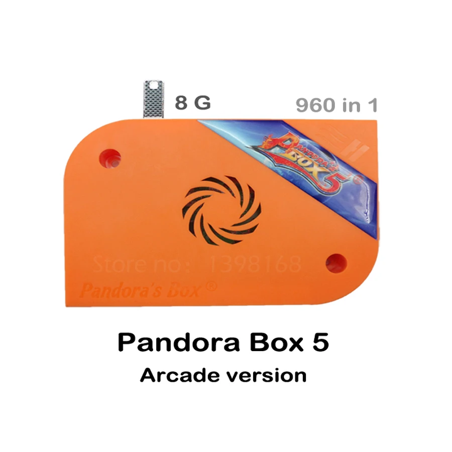 Pandora Box 5 960 в 1 аркадная версия Jamma оранжевая мультиигровая настольная доска HDMI/VGA