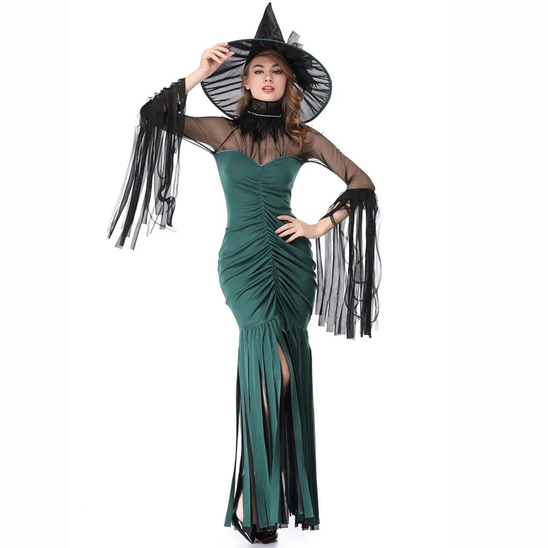 Green Magic Moment Carnival Party Sexy Costumes Women Cosplay Uniforms Halloween Adult Witch Costume Devil Outfit Fancy Dress
Green Magic Moment Carnival Party Sexy Costumes Women Cosplay Uniforms Halloween Adult Witch Costume Devil Outfit Fancy Dress