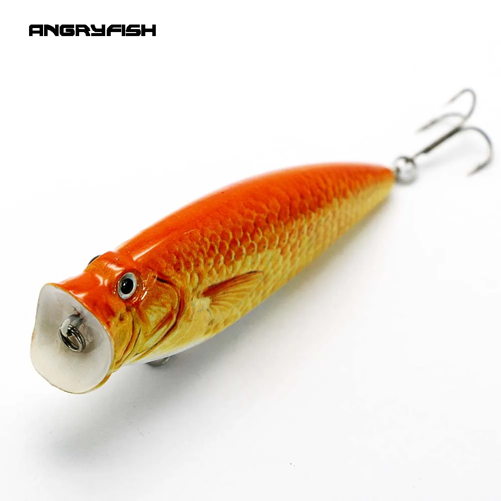 ANGRYFISH Лидер продаж 1 шт. 95 мм 18 5 г рыболовная Реалистичная приманка искусственные