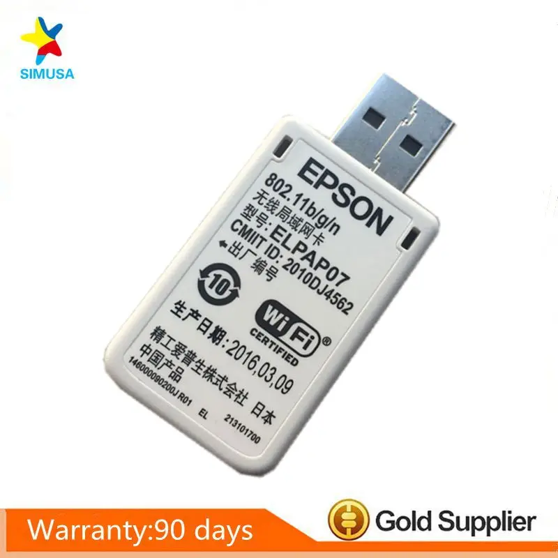 The original wireless card ELPAP07 wireless module for X03 X18 X29 and so on projector
The original wireless card ELPAP07 wireless module for X03 X18 X29 and so on projector