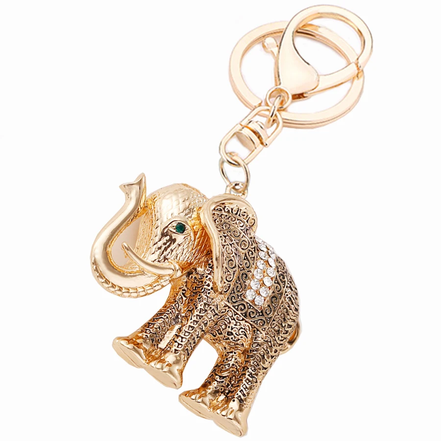 Creative Novelty Rhinestone Animals Elephant Keychain Charm Car Key Chain Ring Holder Women Bag Accessory Souvenir Gift R130
Creative Novelty Rhinestone Animals Elephant Keychain Charm Car Key Chain Ring Holder Women Bag Accessory Souvenir Gift R130
