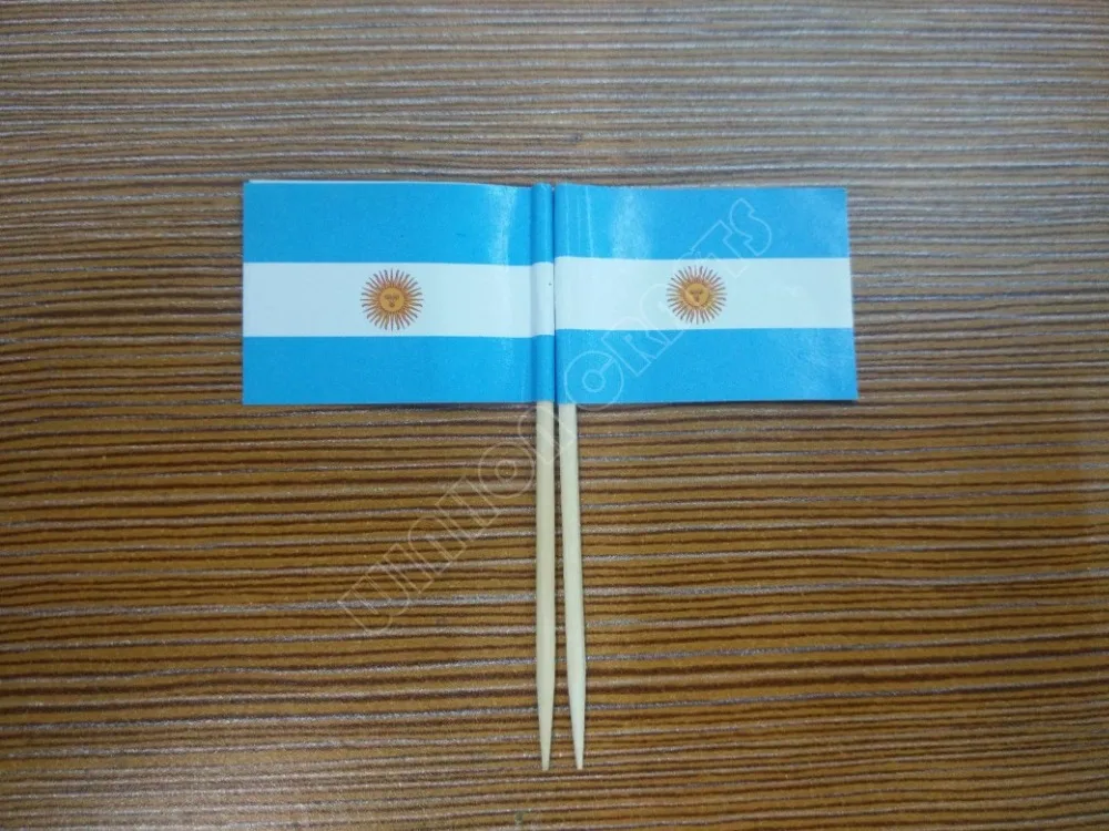 Argentina Toothpick Flags 500Pcs Paper flags Food Picks Cake Toothpicks Cupcake Fruit Cocktail Sticks Decoration Toothpick Flag
Argentina Toothpick Flags 500Pcs Paper flags Food Picks Cake Toothpicks Cupcake Fruit Cocktail Sticks Decoration Toothpick Flag