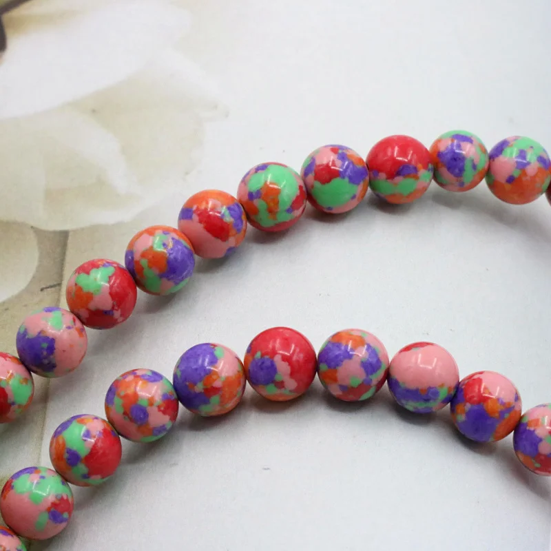 Wholesale!Multicolor Turkey Stone 8mm round loose beads 15" DIY women suitable for making bracelets necklace gift
Wholesale!Multicolor Turkey Stone 8mm round loose beads 15" DIY women suitable for making bracelets necklace gift