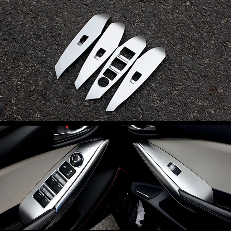 For Mazda 6 Atenza 2013/14/15/16 ABS Matte LHD Car Inner Door Window Lift and Armrest Panel Cover trim Accessories 4pcs
For Mazda 6 Atenza 2013/14/15/16 ABS Matte LHD Car Inner Door Window Lift and Armrest Panel Cover trim Accessories 4pcs