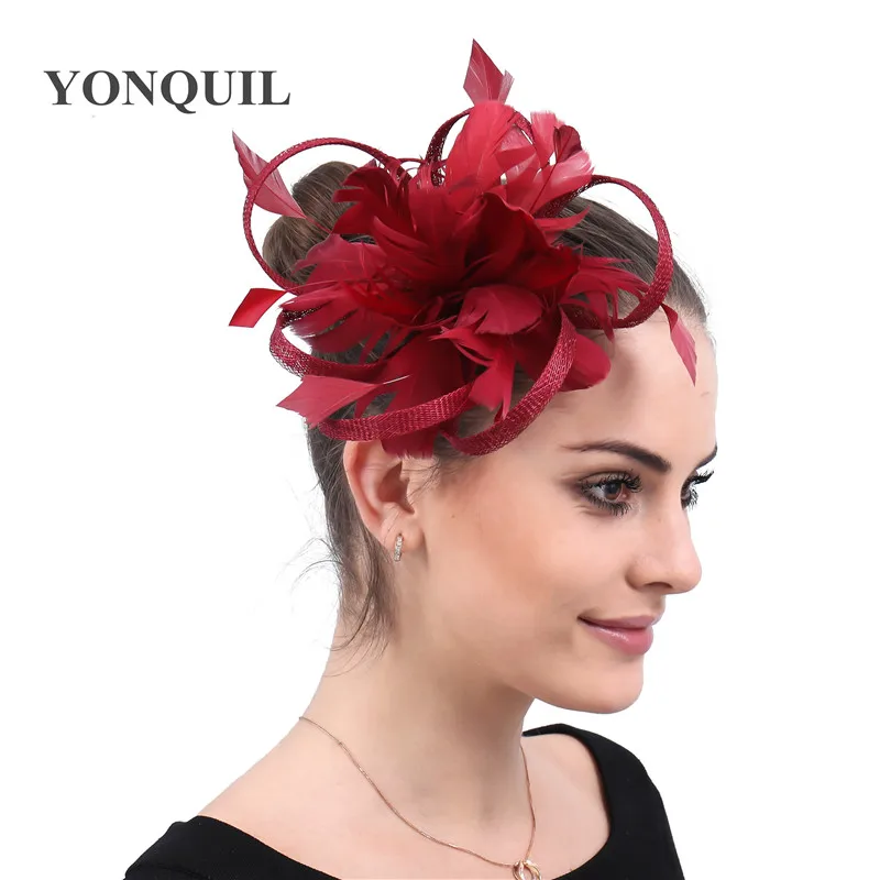 Marron Sinamay Fancy Headwear Women Women Wedding Show Hair Fascinators Hat Accessories Bride Mesh Show Headwear For Elegant
Marron Sinamay Fancy Headwear Women Women Wedding Show Hair Fascinators Hat Accessories Bride Mesh Show Headwear For Elegant