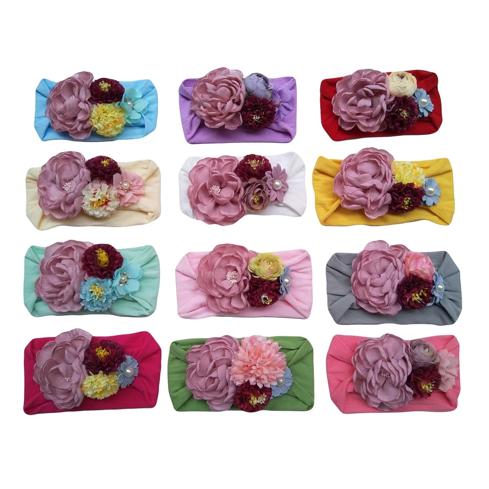 Nishine 1PCS Newborn Toddler Baby Girls Headwraps Fabric Flowers Knot Nylon Turban Headband Hair Accessories Birthday Gifts
Nishine 1PCS Newborn Toddler Baby Girls Headwraps Fabric Flowers Knot Nylon Turban Headband Hair Accessories Birthday Gifts