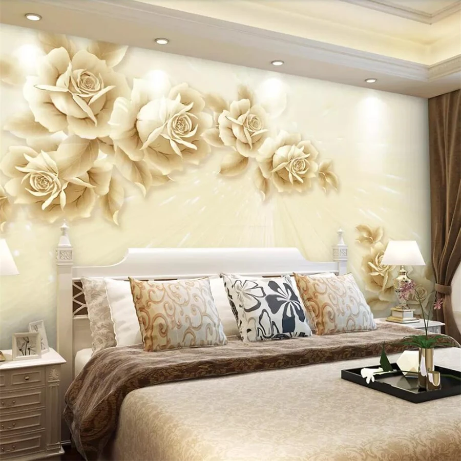 beibehang Custom wallpaper modern minimalist European mural 3D stereo flower wall decoration painting Living room 3d wallpaper
beibehang Custom wallpaper modern minimalist European mural 3D stereo flower wall decoration painting Living room 3d wallpaper