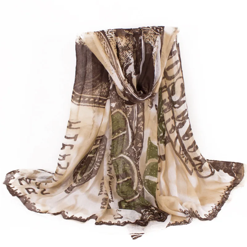 New Fashion Lightweight Scarf Women Famous Brand Voile Striped Polyester Shawl Design Scarves USA Female Size 160*90cm
New Fashion Lightweight Scarf Women Famous Brand Voile Striped Polyester Shawl Design Scarves USA Female Size 160*90cm