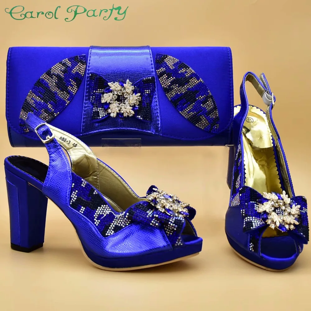 Italian Shoe With Matching Bag For Party With Stones Wedding Shoes And Bag Set High Quality Women Pumps Royal blue color ZS-12
Italian Shoe With Matching Bag For Party With Stones Wedding Shoes And Bag Set High Quality Women Pumps Royal blue color ZS-12