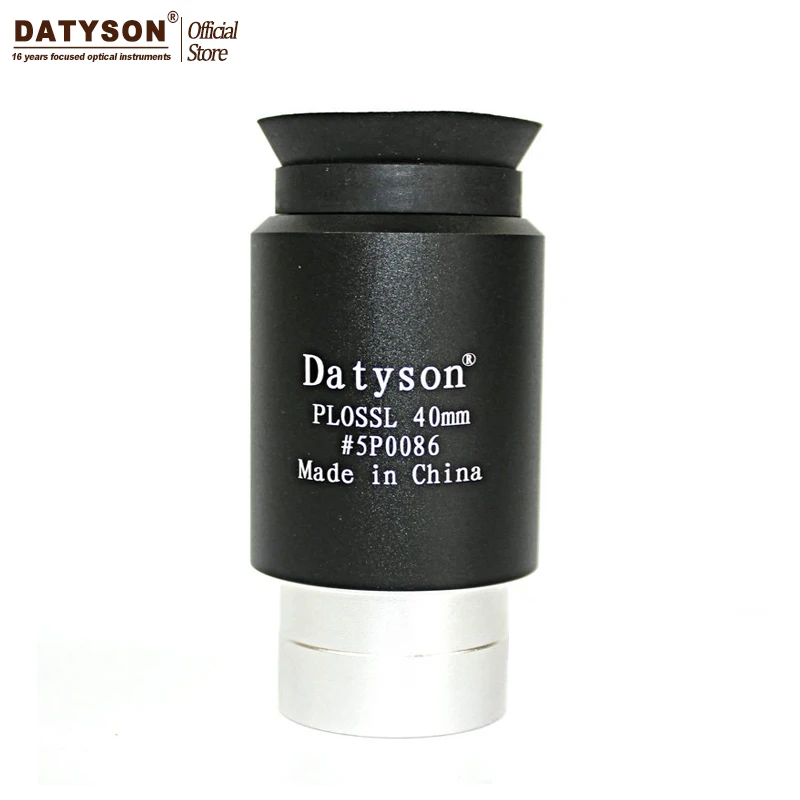 Datyson 1.25" 40mm Plossl Telescope Eyepiece with Filter Thread Astronomic Telescopio Professional Adapter
Datyson 1.25" 40mm Plossl Telescope Eyepiece with Filter Thread Astronomic Telescopio Professional Adapter