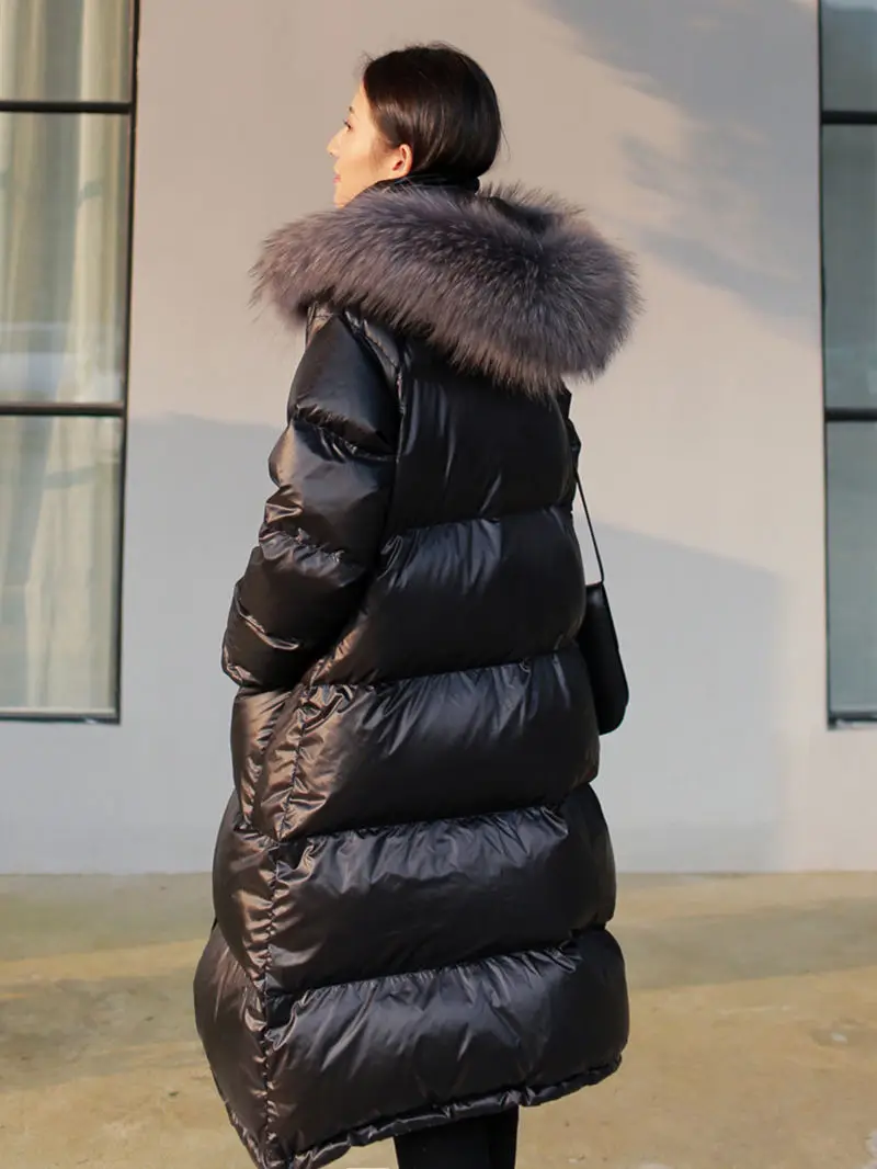 White Duck Down Jacket Coat Women New Hoodies Fur Collar Thicken Winter Women Coat Loose Long Parkas Women's Down Jacket C5651
White Duck Down Jacket Coat Women New Hoodies Fur Collar Thicken Winter Women Coat Loose Long Parkas Women's Down Jacket C5651