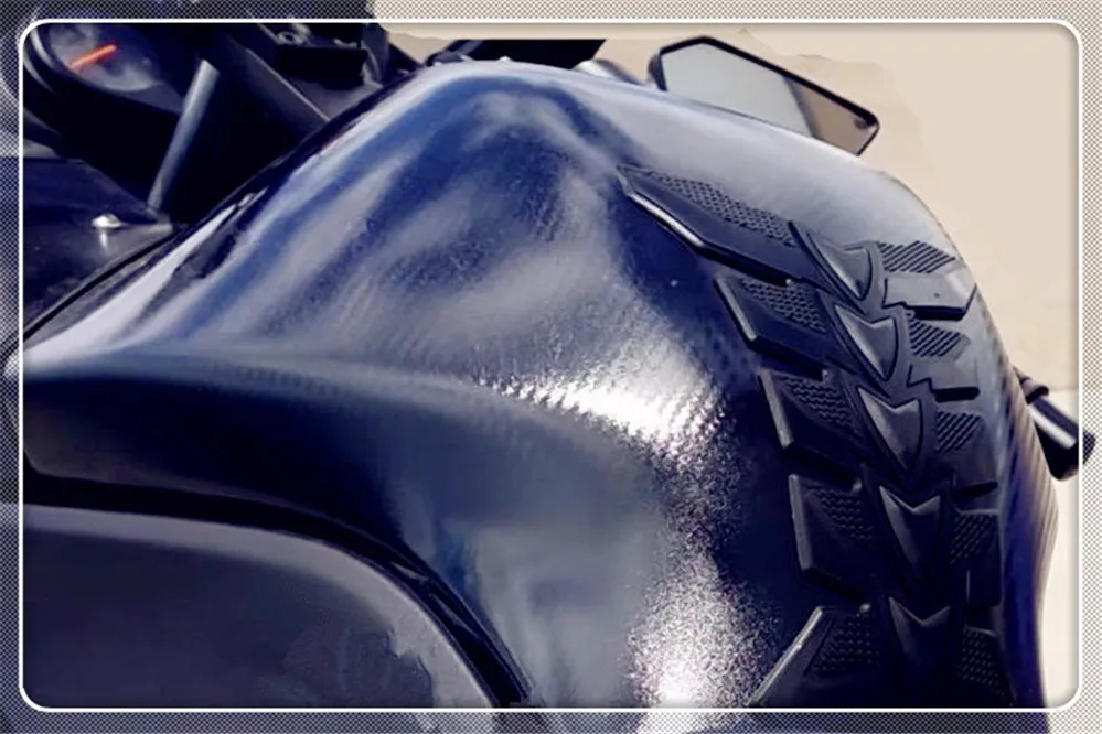 Фото Мотоциклетный коврик под рыбу масляный газ топливный бак наклейка на крышку для