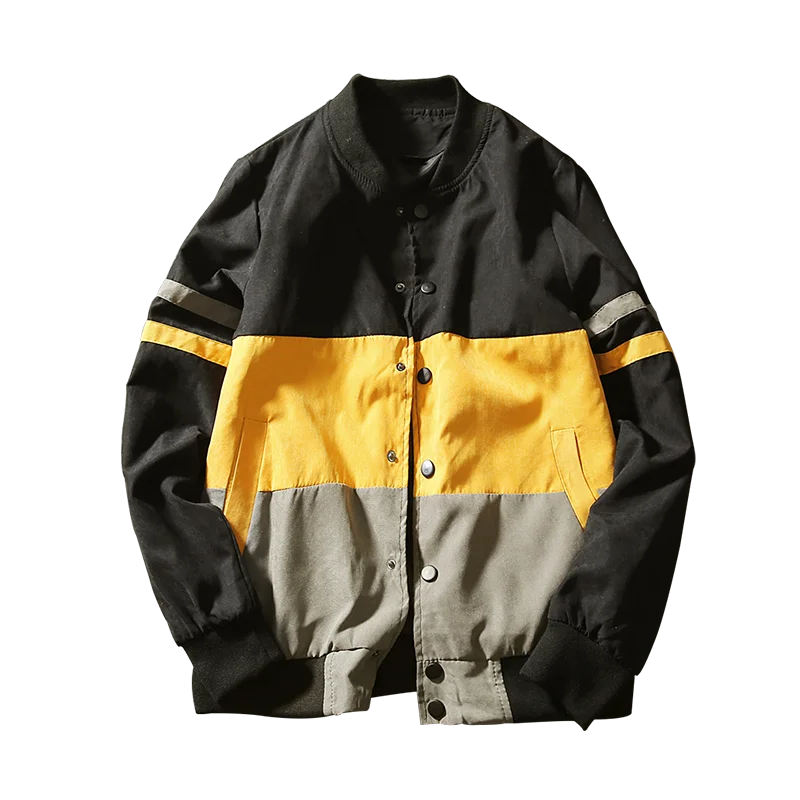 YuWaiJiaRen Oversize 5XL Spring Autumn Polyester Jacket Men Thin Spliced Fashion Coats Male Casual Stand Collar Bomber Jackets
YuWaiJiaRen Oversize 5XL Spring Autumn Polyester Jacket Men Thin Spliced Fashion Coats Male Casual Stand Collar Bomber Jackets