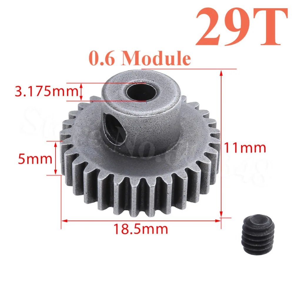11189 Steel Metal Motor Gear 29T Pinion 3.175 For HSP 1/10 Electric Off Road RC Car Buggy Truck Spare Parts Exceed Redact Racing
11189 Steel Metal Motor Gear 29T Pinion 3.175 For HSP 1/10 Electric Off Road RC Car Buggy Truck Spare Parts Exceed Redact Racing
