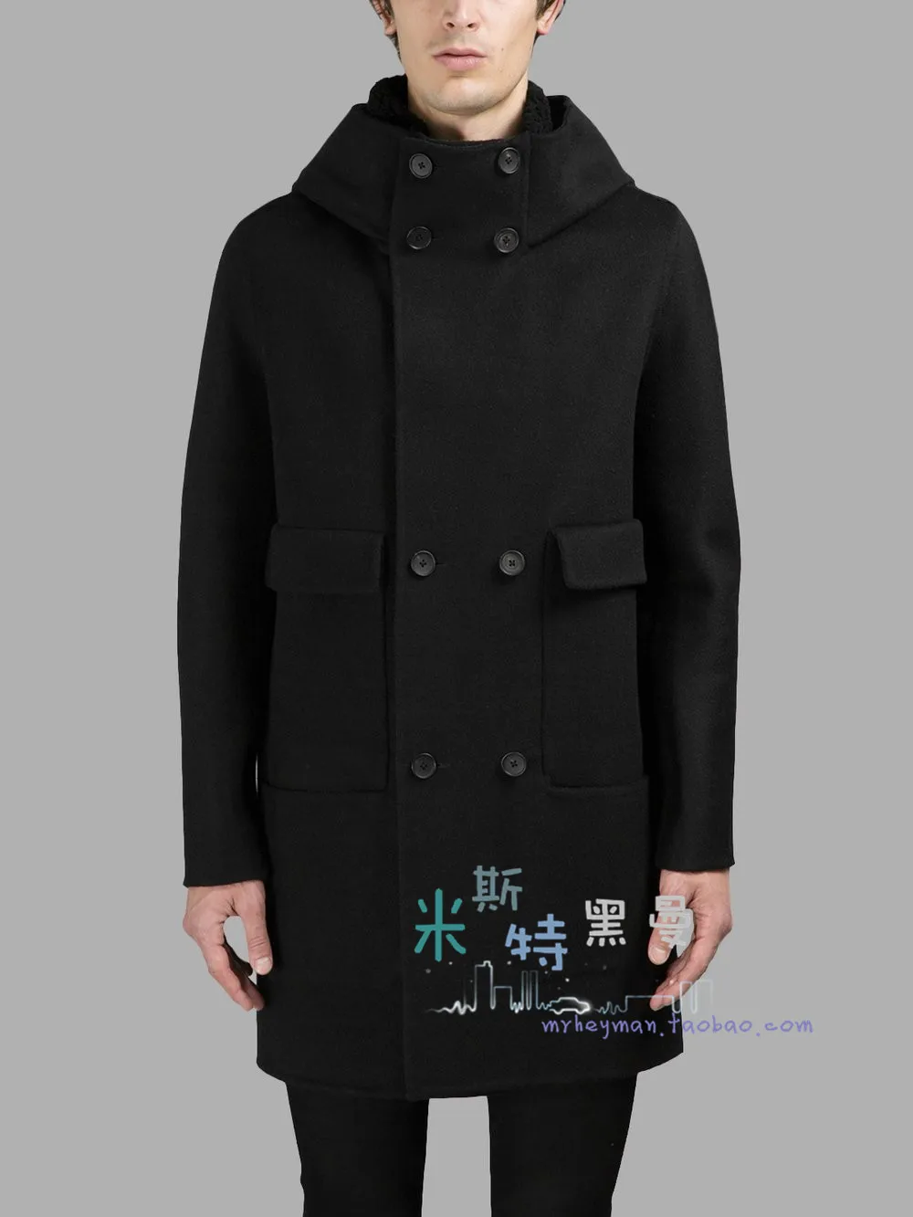 S-5XL!!Fashion men and women the wool in the hat of long - style overalls high collar and double-breasted trench.
S-5XL!!Fashion men and women the wool in the hat of long - style overalls high collar and double-breasted trench.