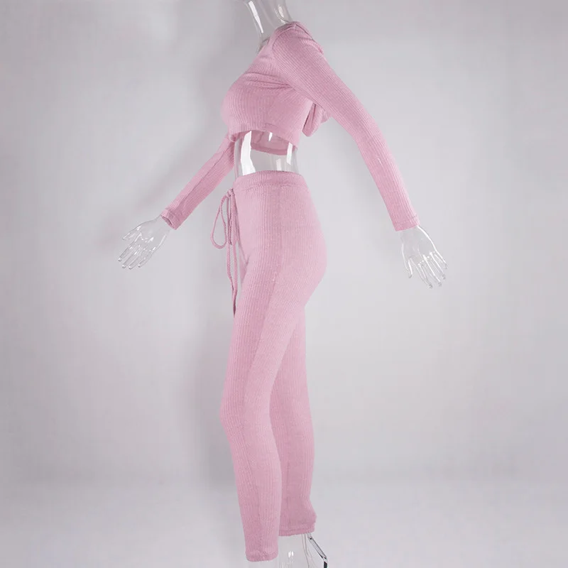 YSMARKET Casual Women Pants Set Sexy Short Crop Top Pink Kintting Tracksuit Pencil Pant Two Piece Outfit Set Womens E7422
YSMARKET Casual Women Pants Set Sexy Short Crop Top Pink Kintting Tracksuit Pencil Pant Two Piece Outfit Set Womens E7422