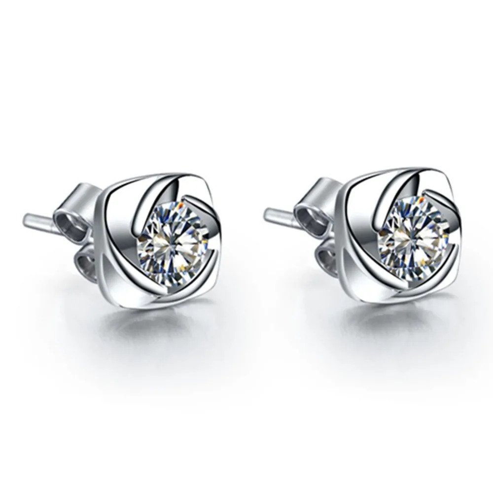 Real 585 White Gold Stud Earrings 0.3CT/Piece Brand Earrings Moissanite Stud Swirl Jewelry Women Engagement Moissanite Earring
Real 585 White Gold Stud Earrings 0.3CT/Piece Brand Earrings Moissanite Stud Swirl Jewelry Women Engagement Moissanite Earring