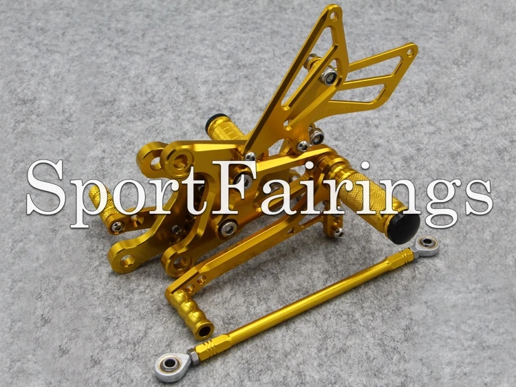Adjustable CNC Billet Gold Rearset Rear Set Footrest Foot Set Foot pegs Foot Peg For Kawasaki ZX 6R ZX-6R 05 06 07 08 Motorcycle
Adjustable CNC Billet Gold Rearset Rear Set Footrest Foot Set Foot pegs Foot Peg For Kawasaki ZX 6R ZX-6R 05 06 07 08 Motorcycle