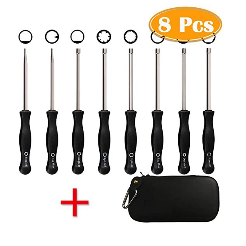 8 Pcs Carburetor Adjusting Tool Kit with Carrying Case for Common 2 Cycle Carburator EngineD
8 Pcs Carburetor Adjusting Tool Kit with Carrying Case for Common 2 Cycle Carburator EngineD