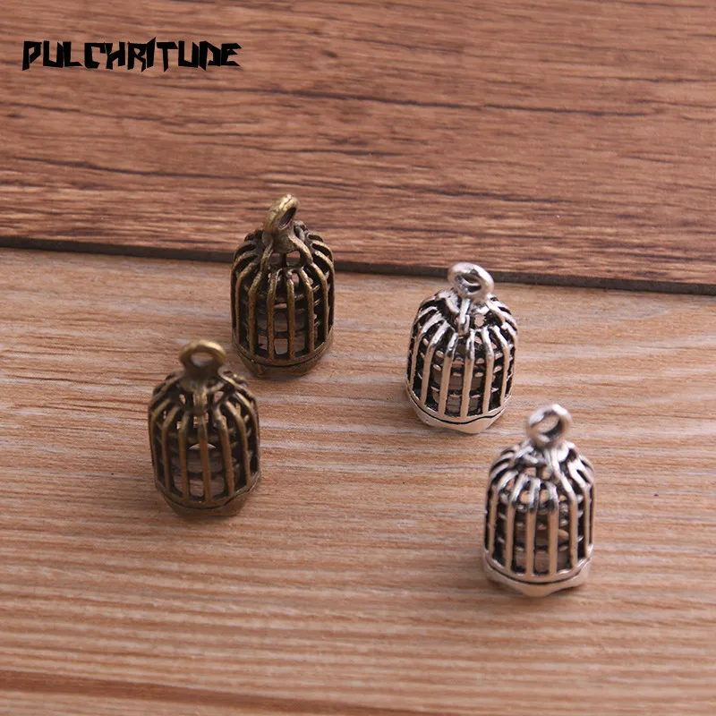 8pcs/lot 11*11*22mm Two Color Cage Charms Pendants Jewelry Making Bracelet DIY Jewelry Finding
8pcs/lot 11*11*22mm Two Color Cage Charms Pendants Jewelry Making Bracelet DIY Jewelry Finding