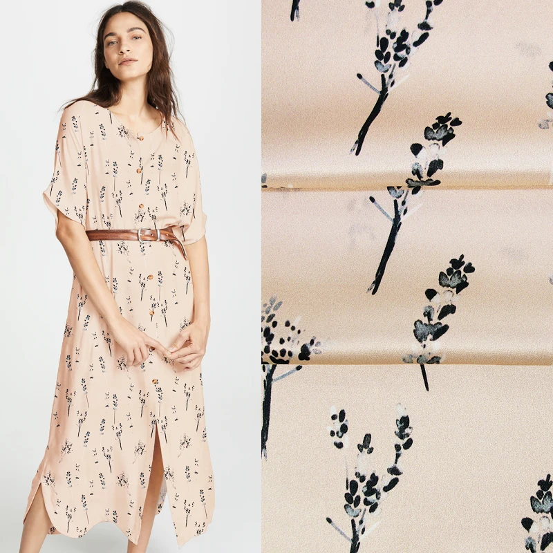 135CM Wide 19MM Print Stretch Smooth Nude Color Silk Satin Fabric Good for Summer Dress Skirt Shirt Pants JH016
135CM Wide 19MM Print Stretch Smooth Nude Color Silk Satin Fabric Good for Summer Dress Skirt Shirt Pants JH016