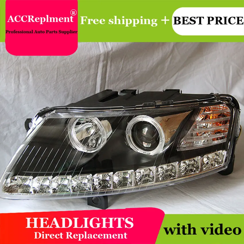 Car Styling for Audi A6 C5 Headlights 2005-2011 A6 LED Headlight DRL Lens Double Beam H7 HID Xenon bi xenon lens
Car Styling for Audi A6 C5 Headlights 2005-2011 A6 LED Headlight DRL Lens Double Beam H7 HID Xenon bi xenon lens