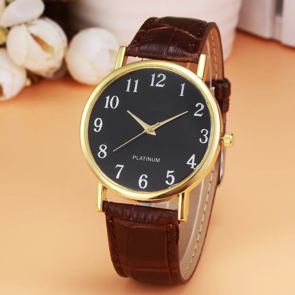 Women Watch Retro Design Leather Band Analog Alloy Quartz Wrist Watch Men's watches male clock hot relogio-feminino @5
Women Watch Retro Design Leather Band Analog Alloy Quartz Wrist Watch Men's watches male clock hot relogio-feminino @5