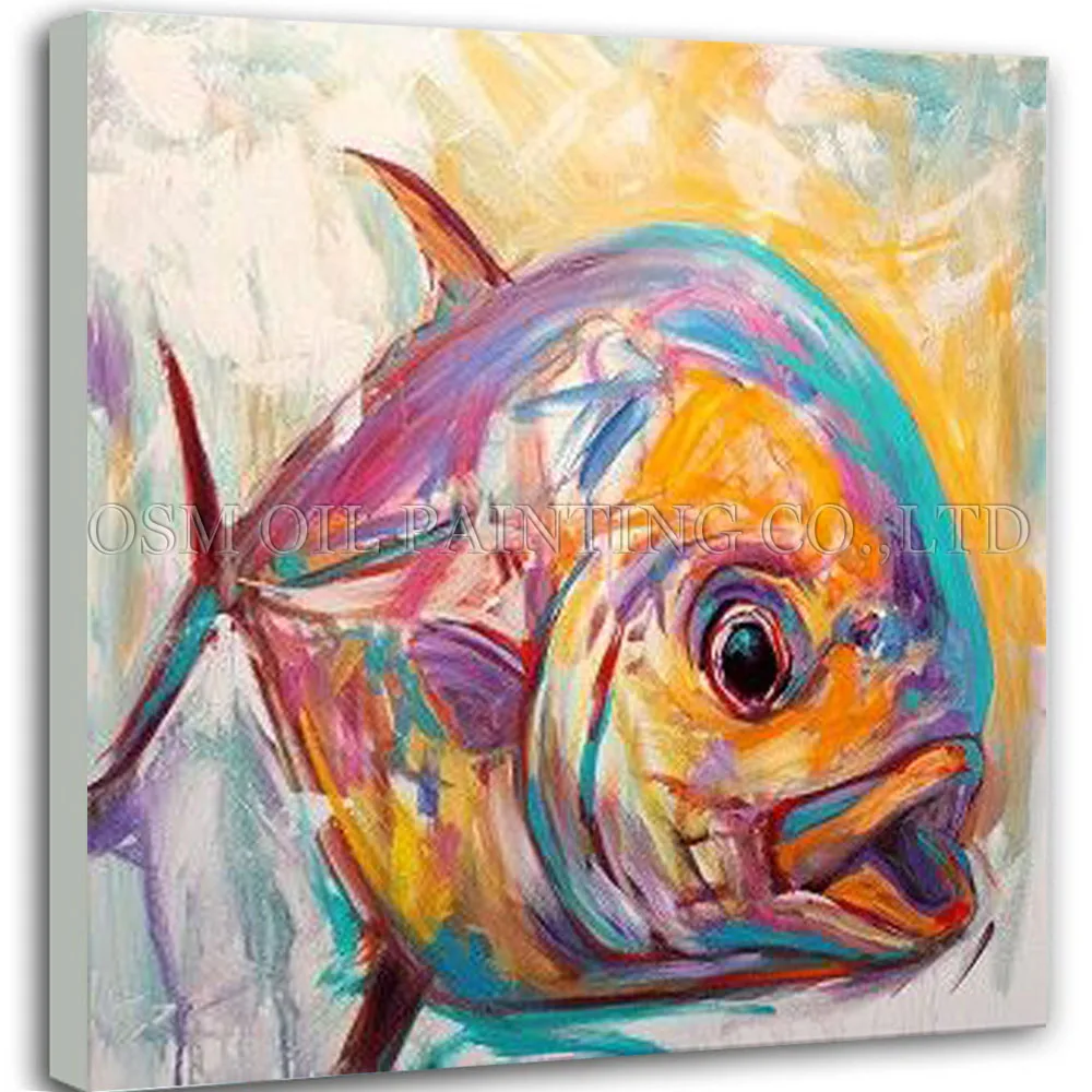 Artist Handmade Mini Killer Fish Oil Painting for Living Room Handmade Impression Small Animal Fish Piranha Oil Painting
Artist Handmade Mini Killer Fish Oil Painting for Living Room Handmade Impression Small Animal Fish Piranha Oil Painting