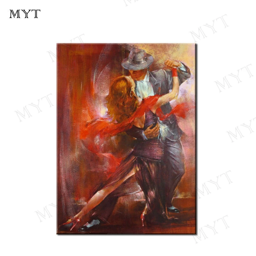MYT Modern Hand Painted Man And Woman Dancing Tango Oil Painting Wall Art Canvas Artwork On Canvas For Living Room Decor
MYT Modern Hand Painted Man And Woman Dancing Tango Oil Painting Wall Art Canvas Artwork On Canvas For Living Room Decor
