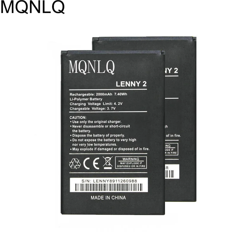 Сменный аккумулятор Lenny 2 на 1800 мАч для Wiko LENNY2, аккумулятор, батарея, батареи для сотового телефона MQNLQ
Сменный аккумулятор Lenny 2 на 1800 мАч для Wiko LENNY2, аккумулятор, батарея, батареи для сотового телефона MQNLQ
