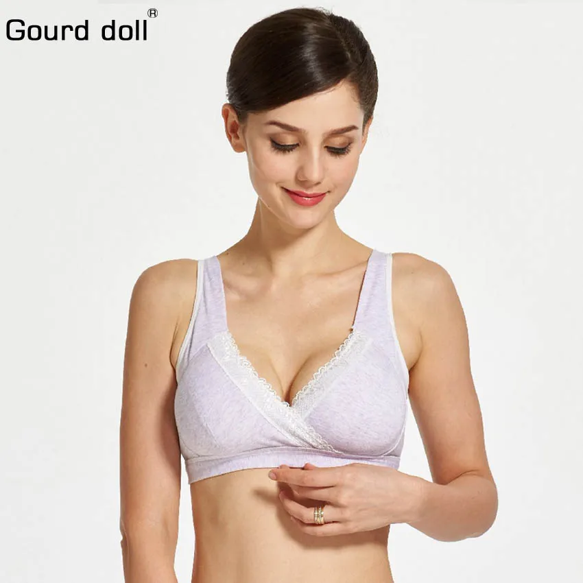Gourd doll Maternity&Nursing Bra Cotton Pregnancy Women Bra for breast feeding pregnant female soutien gorge allaitement clothes
Gourd doll Maternity&Nursing Bra Cotton Pregnancy Women Bra for breast feeding pregnant female soutien gorge allaitement clothes