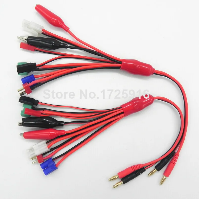 5 шт./лот 8 в 1 Многофункциональный зарядный кабель для Lipo батареи EC3 T JST Tamiya JR