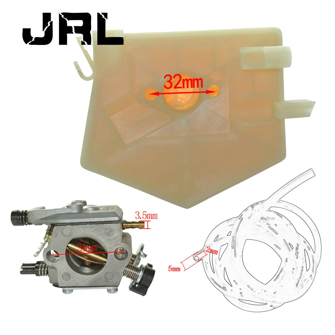 New Carburetor & Fuel Line & Air Filter Fit Husqvarna 50 51 55
New Carburetor & Fuel Line & Air Filter Fit Husqvarna 50 51 55