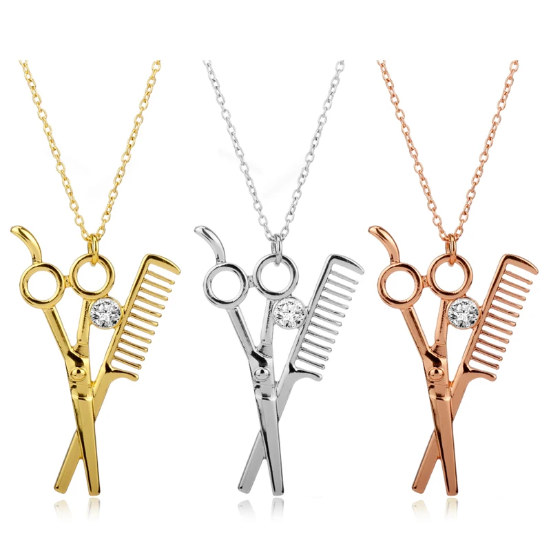 dongsheng Fashion Unisex Punk Hip Hop Scissor Comb Pendant Necklace Hair Hairdressing Stylist Vintage Jewelry Barber Pole -30
dongsheng Fashion Unisex Punk Hip Hop Scissor Comb Pendant Necklace Hair Hairdressing Stylist Vintage Jewelry Barber Pole -30