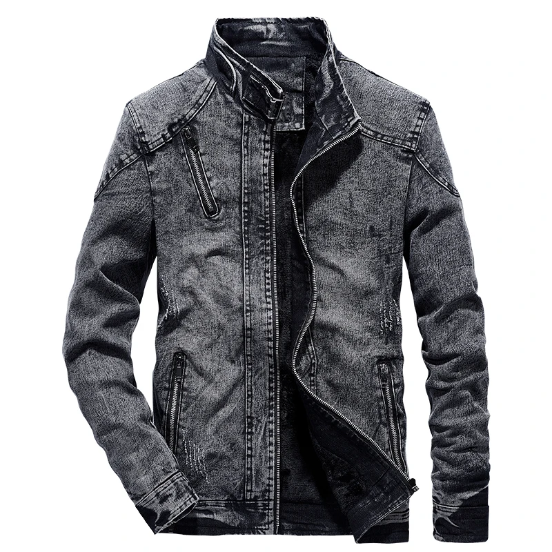 Vintage Denim Jackets Men Slim Fit Casual Mens Jeans Coat Jacket 2019 Fashion Vintage Clothes for Men Black Blue Zipper WN38
Vintage Denim Jackets Men Slim Fit Casual Mens Jeans Coat Jacket 2019 Fashion Vintage Clothes for Men Black Blue Zipper WN38